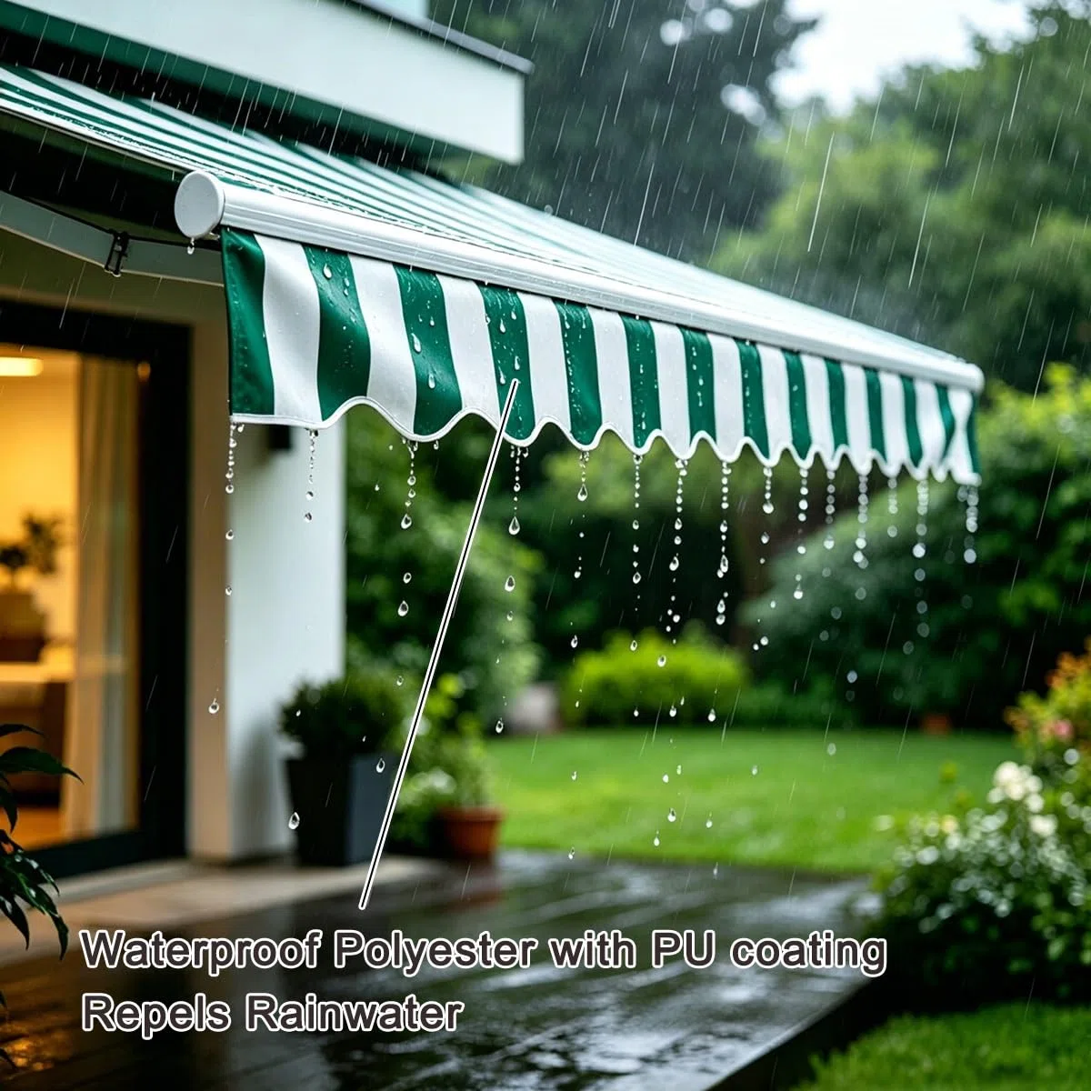 Zamienny pasek materiałowy do markizy, 1 opakowanie | 6.6 to 19.7 ft Water Resistant Outdoor Patio Sunshade Shelter Cloth Valance(Pink White,L23ft)